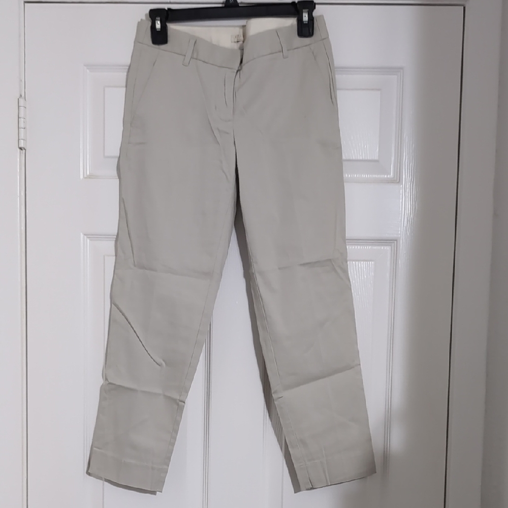 J. Crew Tan Chinos Classic Cotton-Blend